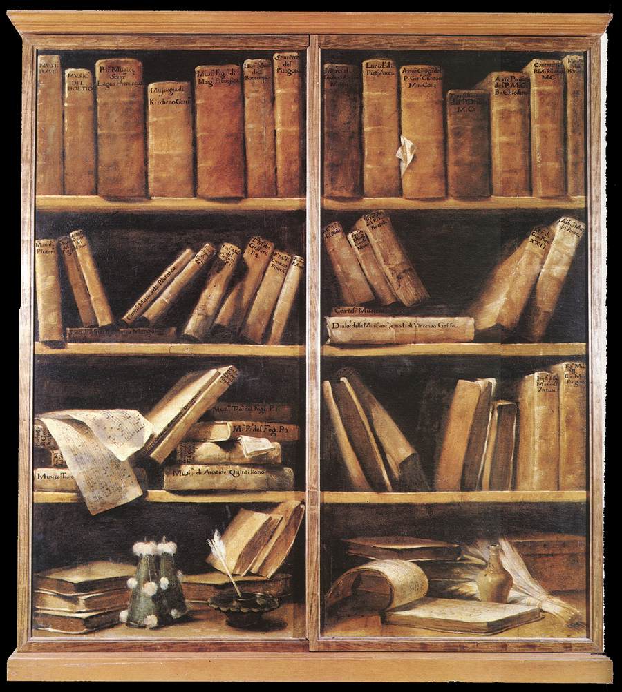 CRESPI, Giuseppe Maria Bookshelves dfg